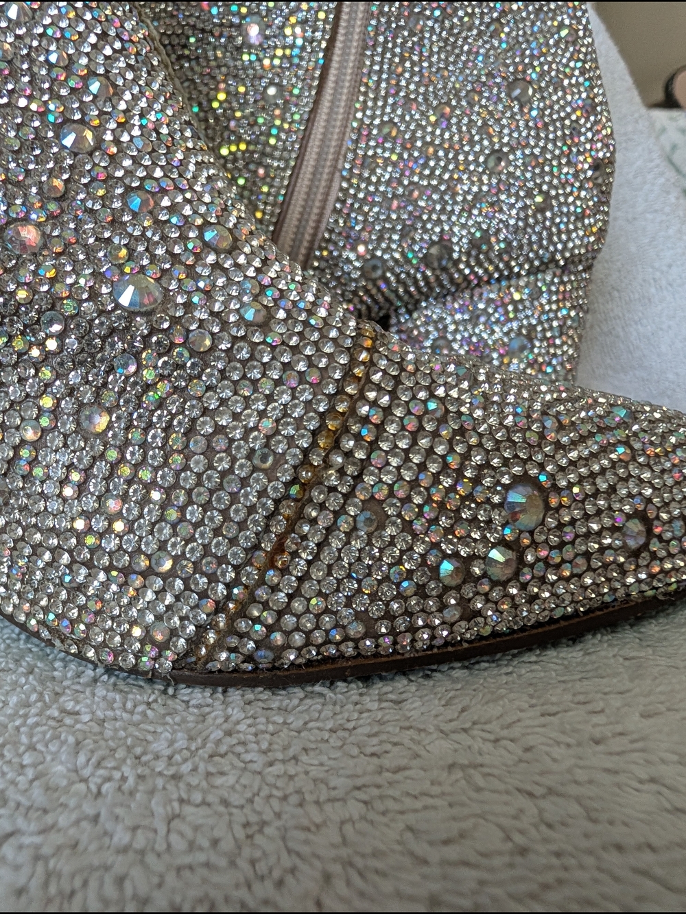 Betsy Johnson Rhinestone Booties - Picture 10 of 16